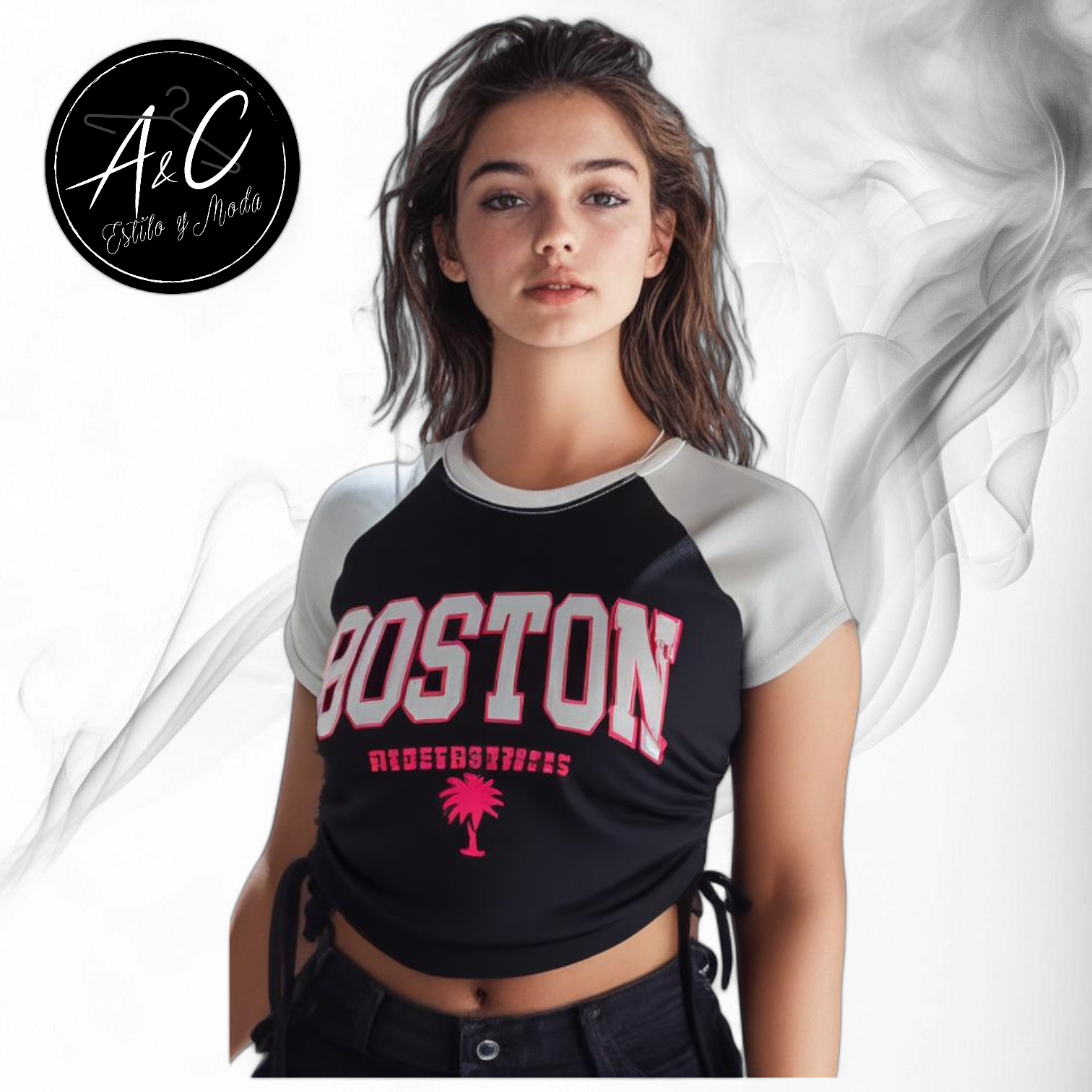 Blusa Crop Top Boston