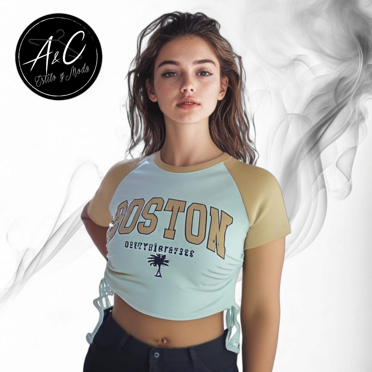 Blusa Crop Top Boston