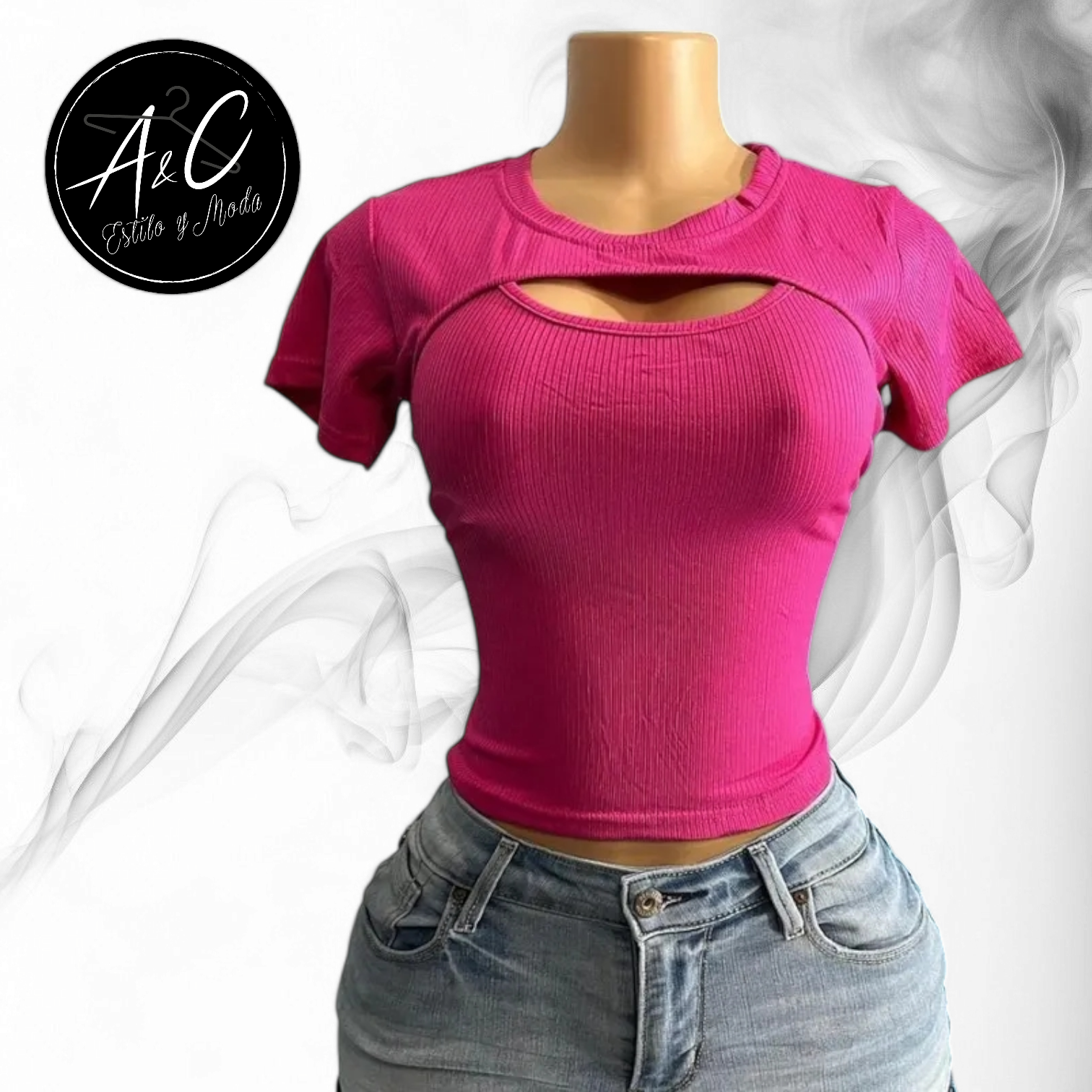 Polera escotada